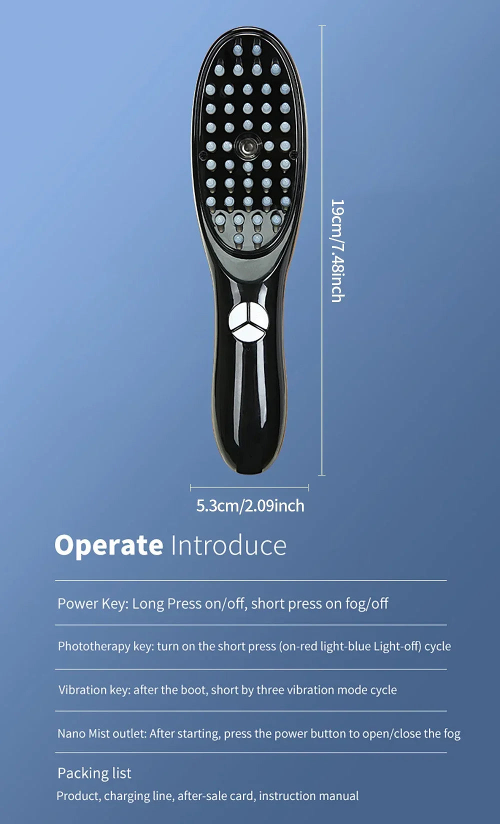 Brosse LED Anti-Chute | ORŸA