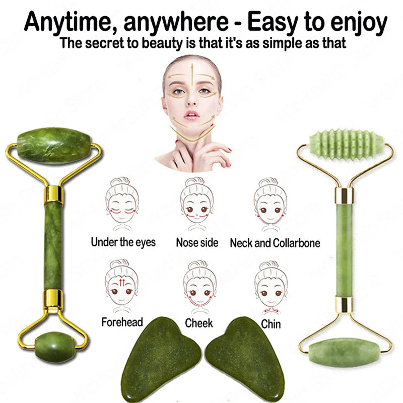 Gua Sha Roller Jade Sculpt | ORŸA